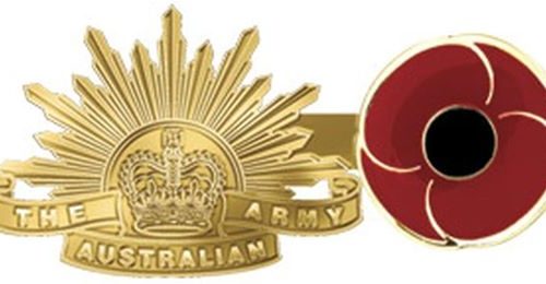 Army Poppy Pin