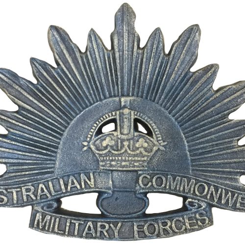 Australian Commonwealth Military Forces Cast Iron Plaque
